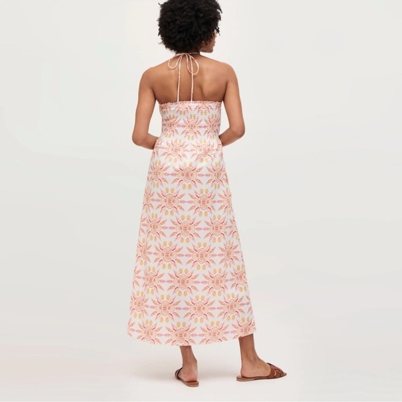 HILL HOUSE HOME The Lucy Nap Dress Orange Shell Mosaic Cotton XXL - Picture 2 of 6